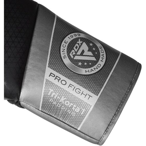 RDX K1 Mark Pro Fight Boxing Gloves – Comfort & pro performance, Colour: Silber, OZ: 8oz, 7 image