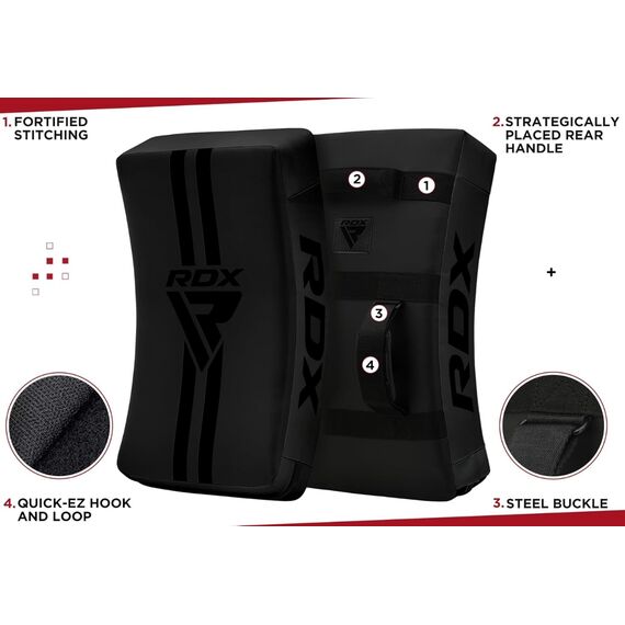 Bouclier de frappe RDX Gel T1 – Noir intégral, Taille: Taille unique, Couleur: Noir, 9 image