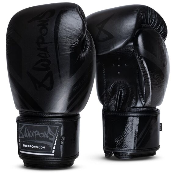 Boxing Gloves 8 Weapons Unlimited 2.0 Black Matte 10oz, Colour: Schwarz, OZ: 10oz