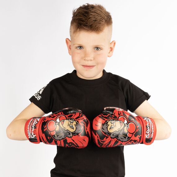 Gants de boxe enfants 8 WEAPONS – Noir – 2 Oz – Joe, Couleur: Rouge, oz: 2oz, 8 image