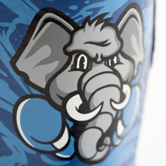 Kids Shin Guards 8 WEAPONS – Blue – L/XL – Jipe, Colour: Blue, Size: L-XL, 3 image