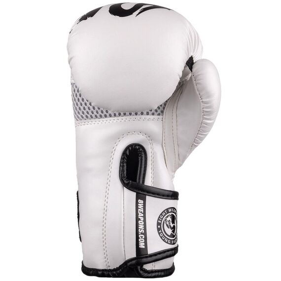 Kids Boxing Gloves 8 WEAPONS – White/Black – 4 Oz – Unlimited 2.0, 2 image
