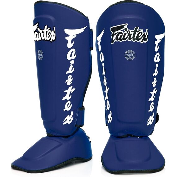 Schienbeinschoner Fairtex SP7 Fuss abnehmbar Blau XL, Bekleidungsgrösse: XL, Farbe: Blau