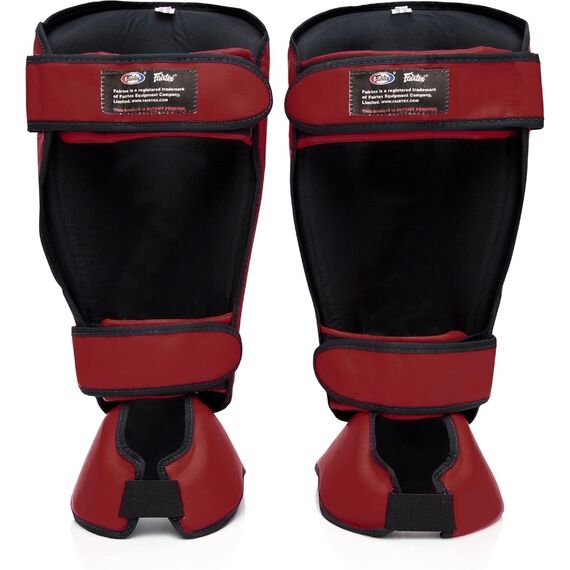 Shin Guards Fairtex SP7 Detachable Foot Red S, Size: S, Colour: Rot, 5 image