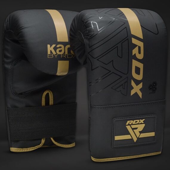 Boxing Bag Mitts RDX F6 Matte Gold, Colour: Gold, OZ: 4oz, 7 image