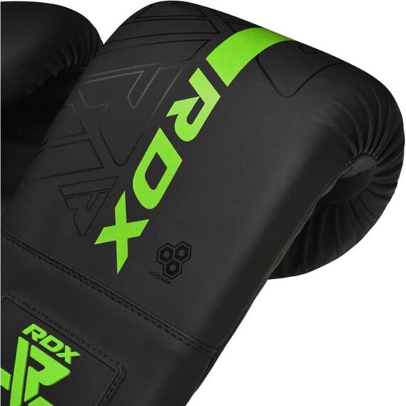 Boxing Bag Mitts RDX F6 Matte Green, Colour: Green, OZ: 4oz, 2 image