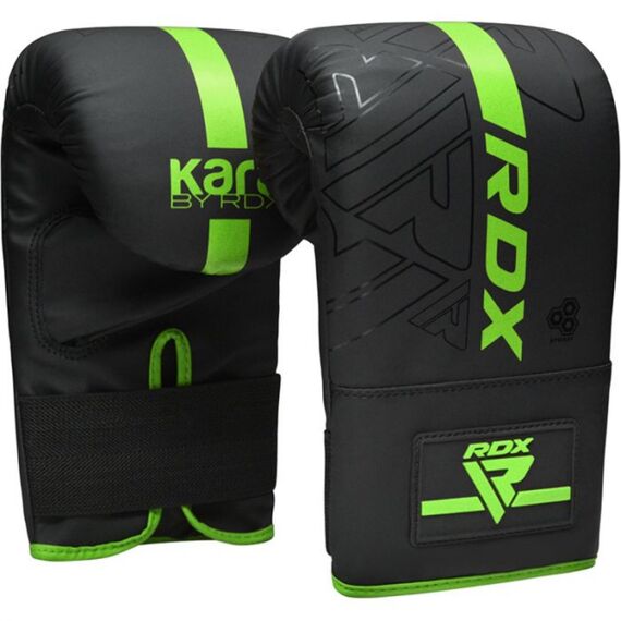 Boxing Bag Mitts RDX F6 Matte Green, Colour: Green, OZ: 4oz, 4 image