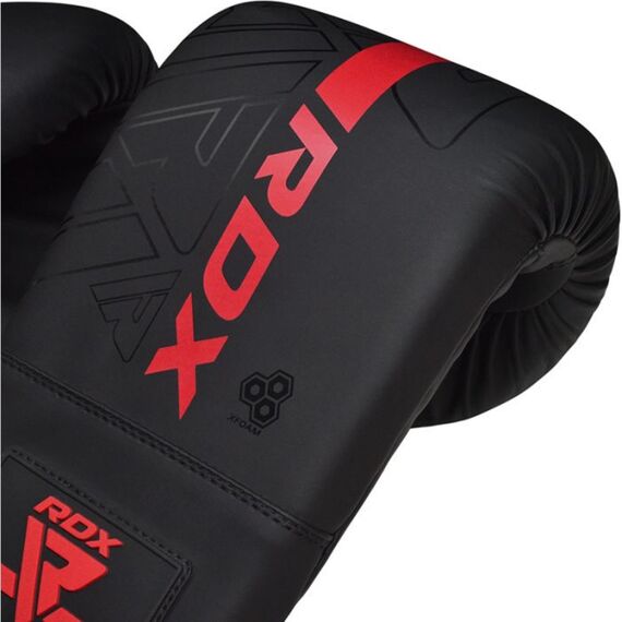 Boxing Bag Mitts RDX F6 Matte Red, Colour: Rot, OZ: 4oz, 2 image