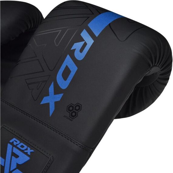 Gants de sac RDX F6 Bleu Mat, Couleur: Bleu, OZ: 4oz, 2 image