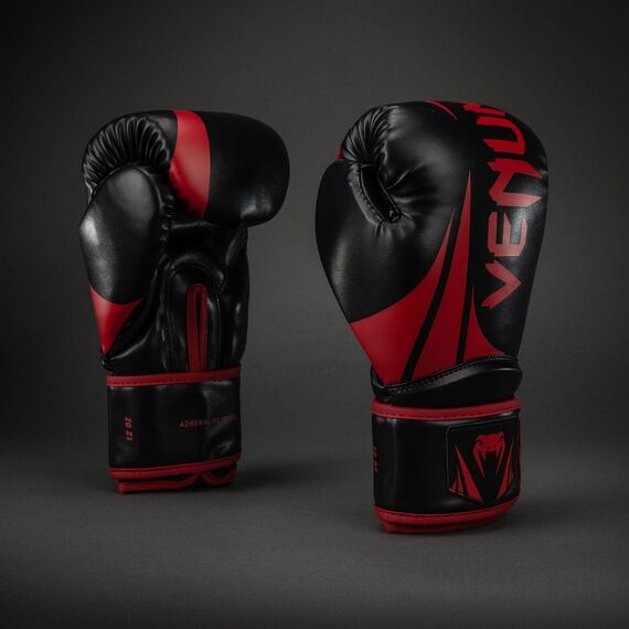 Boxhandschuhe Venum Challenger 2.5 Schwarz/Rot 14oz, Farbe: Schwarz, OZ: 14oz, 2 image