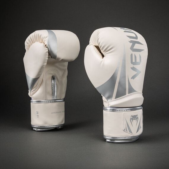 Guantoni Boxe Venum Challenger 2.5 Bianco/Argento 12oz, Colore: Bianco , OZ: 12oz, 2 image