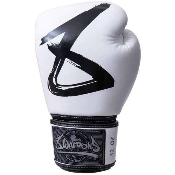 Boxing Gloves 8 WEAPONS – White – 12 Oz – BIG 8 Premium, Colour: Weiss, OZ: 12oz, 2 image