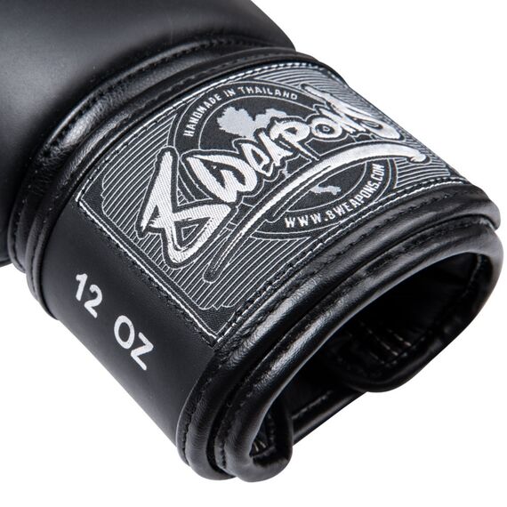 Gants de boxe 8 WEAPONS – Noir – 12 Oz – BIG 8 Premium, Couleur: Noir, oz: 12oz, 6 image