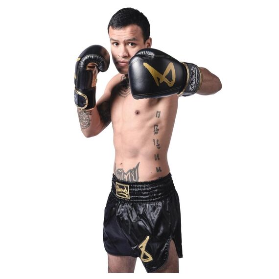 Gants de boxe 8 WEAPONS – Noir/Or – 12 Oz – Premium, Couleur: Noir, oz: 12oz, 12 image