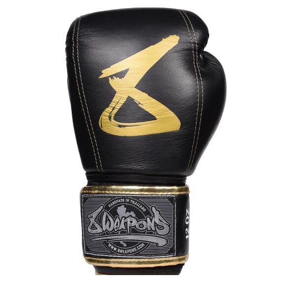 Gants de boxe 8 WEAPONS – Noir/Or – 12 Oz – Premium, Couleur: Noir, oz: 12oz, 6 image