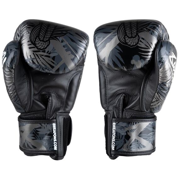 Boxing Gloves 8 WEAPONS – Black – 12 Oz – Bone Island, Colour: Schwarz, OZ: 12oz, 3 image
