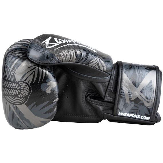 Boxing Gloves 8 WEAPONS – Black – 12 Oz – Bone Island, Colour: Schwarz, OZ: 12oz, 4 image