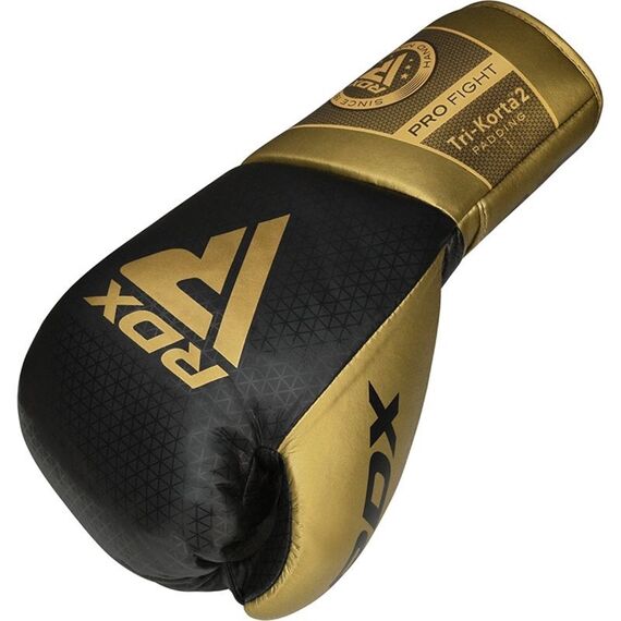 Boxing Gloves RDX K2 Mark Pro Gold-8OZ, Colour: Gold, OZ: 8oz, 2 image