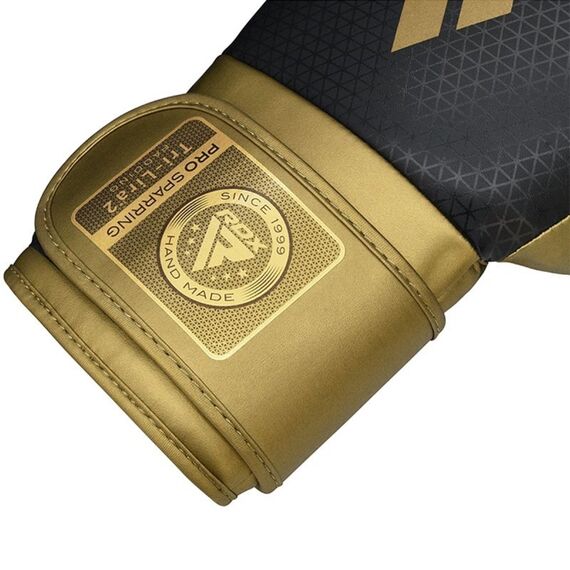 RDX Mark Pro Sparring Boxhandschuhe – Tri Lira 2, Farbe: Gold, OZ: 14oz, 5 image