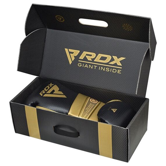 RDX Mark Pro Training Boxing Gloves – Tri Lira 1, Colour: Gold, OZ: 10oz, 3 image