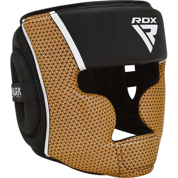 Headgear RDX Aura Plus T-17 Gold XL, Size: XL, Colour: Schwarz, 2 image