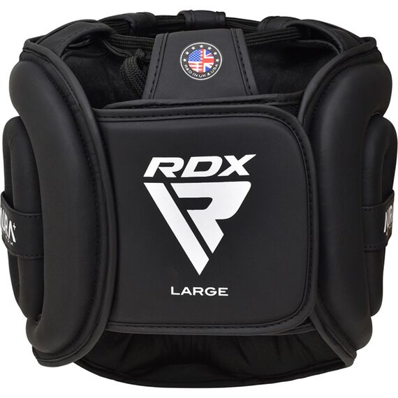 Headgear RDX Aura Plus T-17 Gold XL, Size: XL, Colour: Schwarz, 3 image
