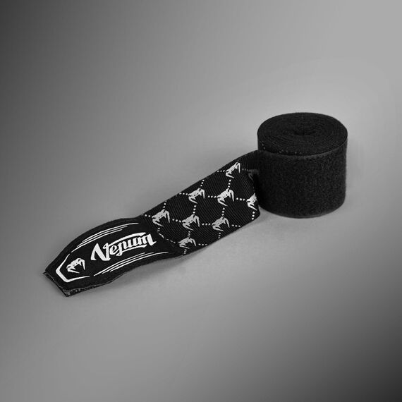 Hand Wraps Venum Monogram Black/White 4M, Colour: Weiss, Length: 4.0m, 2 image