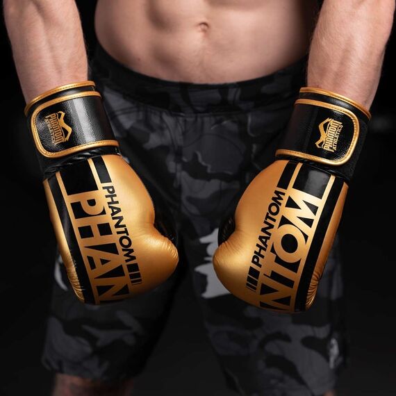 Boxhandschuhe Phantom APEX Speed – Gold – 16 oz, Farbe: Gold, OZ: 16oz, 2 image