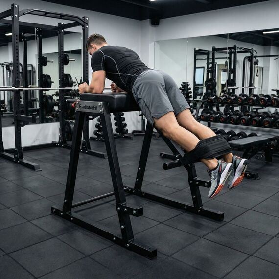 Machine hyperextension "Reverse Hyper Extension" GladiatorFit, 2 image