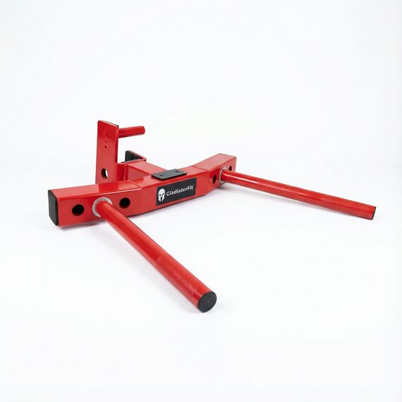 Adjustable dips support station for GladiatorFit rack | Red