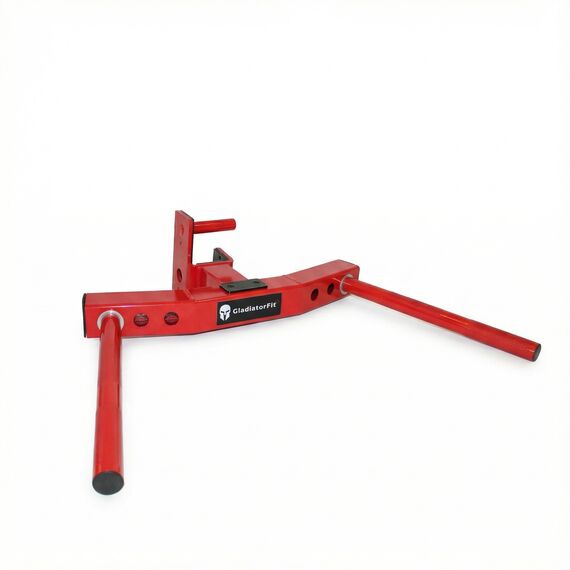 Adjustable dips support station for GladiatorFit rack | Red, 2 image