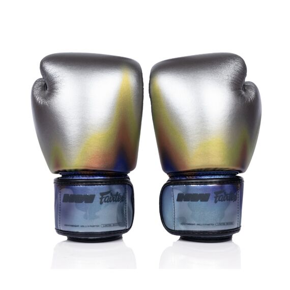 Boxing Gloves Fairtex BGV1C-PLUS x Milli – Silver – 12 oz, Colour: Silber, OZ: 12oz