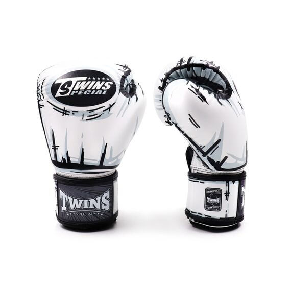 Boxing Gloves Twins BGVL4 Comic – 12oz, Colour: Weiss, OZ: 12oz, 2 image