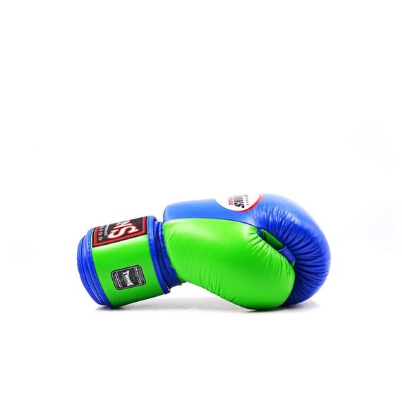 Boxhandschuhe Twins BGVL3 Air Blau Gruen – 12oz, Farbe: Blau, OZ: 12oz, 2 image