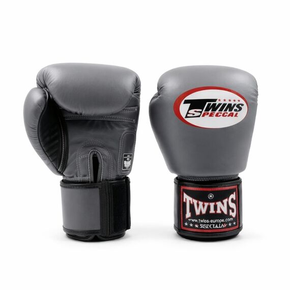 Gants de boxe Twins BGVL3 Gris – 12oz, Couleur: Gris, oz: 12oz