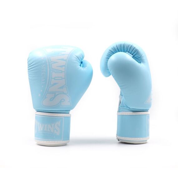 Guantoni boxe Twins BGVL4 Azzurro cielo – 10oz, Colore: Blu neon, OZ: 10oz, 2 image