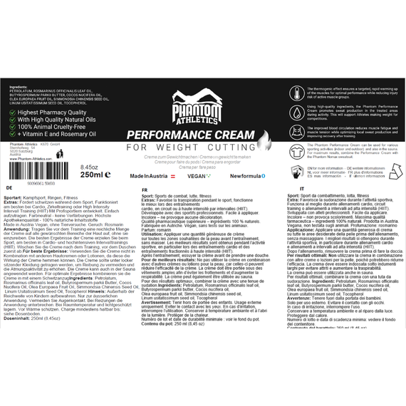 Crème chauffante Phantom Performance, Volume: 250 ml, 10 image
