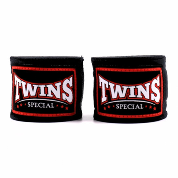 Bendaggi Twins CH5 4.5m Cotone elastico Nero