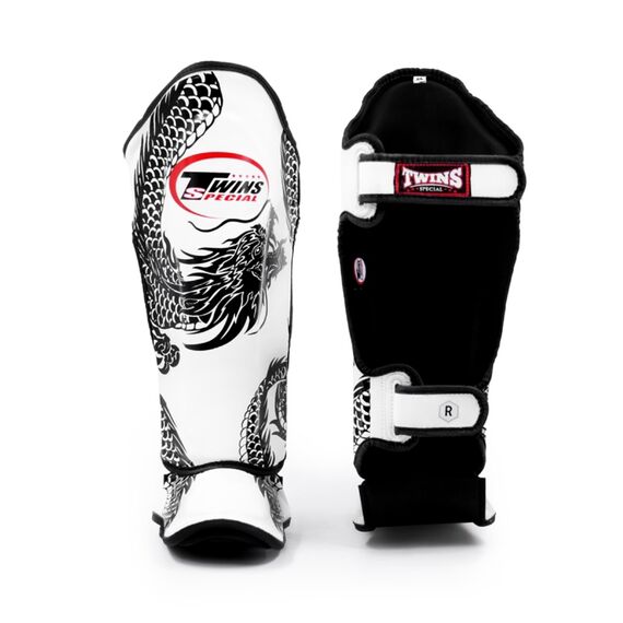 Shin Guards Twins Dragon Black/White – M, Taglia: M, Colore: Nero, 2 image