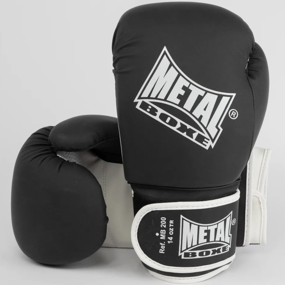 Metal Boxe Gant Entr Noir 16 oz, Couleur: Noir, oz: 16oz