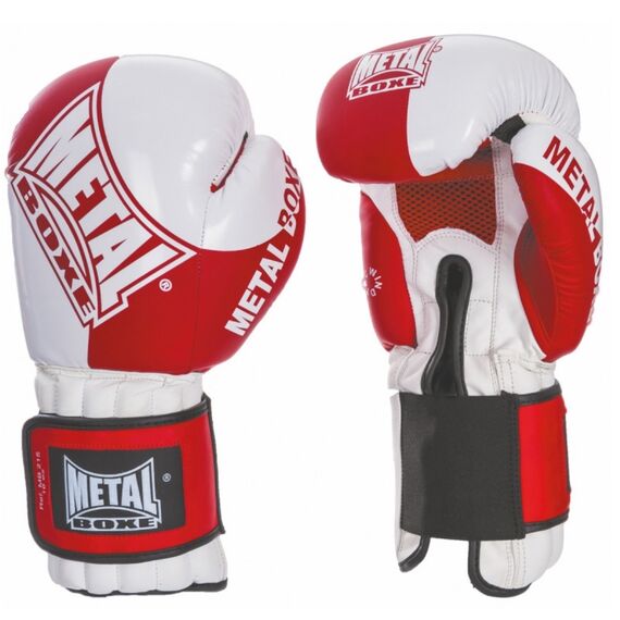 Boxing Gloves Official Competition Training, Colore: Rosso, OZ: 10oz