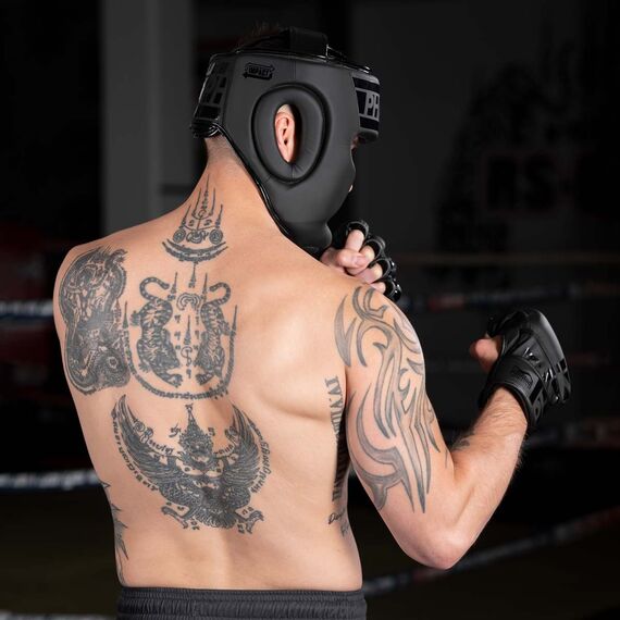 Casque de protection APEX Full Face – Noir – Taille unique, Taille: Taille unique, Couleur: Noir, 4 image