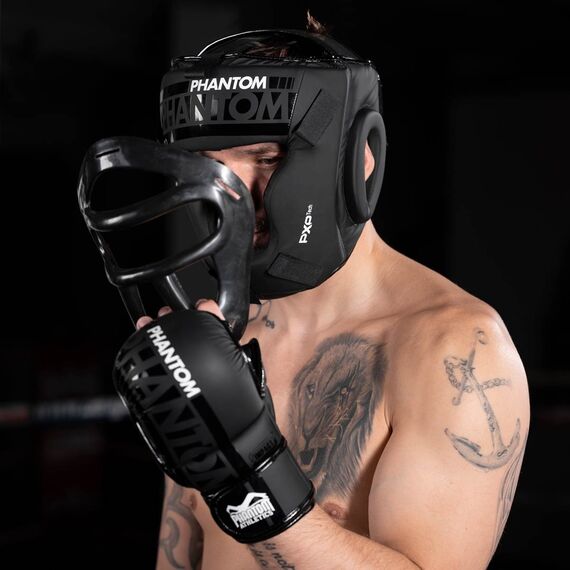 Casque de protection APEX Cage – Noir – Taille unique, Taille: Taille unique, Couleur: Noir, 5 image