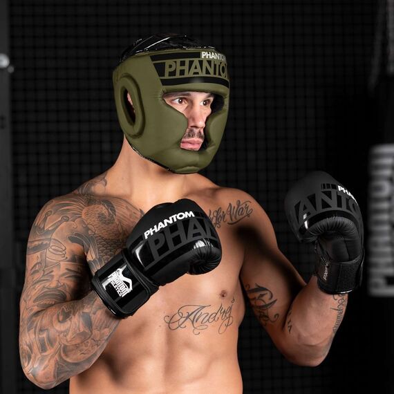 Casque de protection APEX Full Face – Olive – Taille unique, Taille: Taille unique, Couleur: Kaki, 3 image