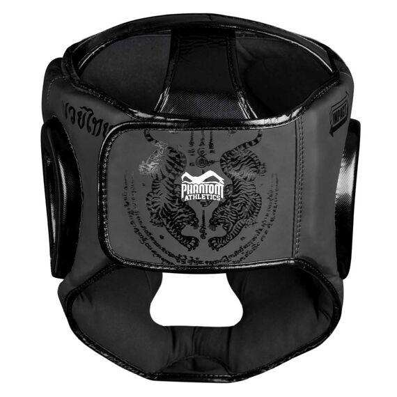 Casque de protection Muay Thai Full Face – Noir – Taille unique, Taille: Taille unique, Couleur: Noir, 5 image