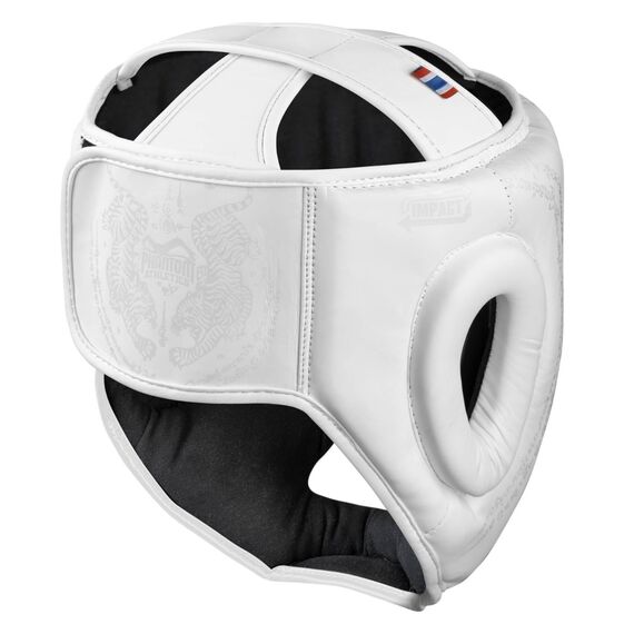 Casque de protection Muay Thai – Blanc – Taille unique, Taille: Taille unique, Couleur: Blanc, 2 image