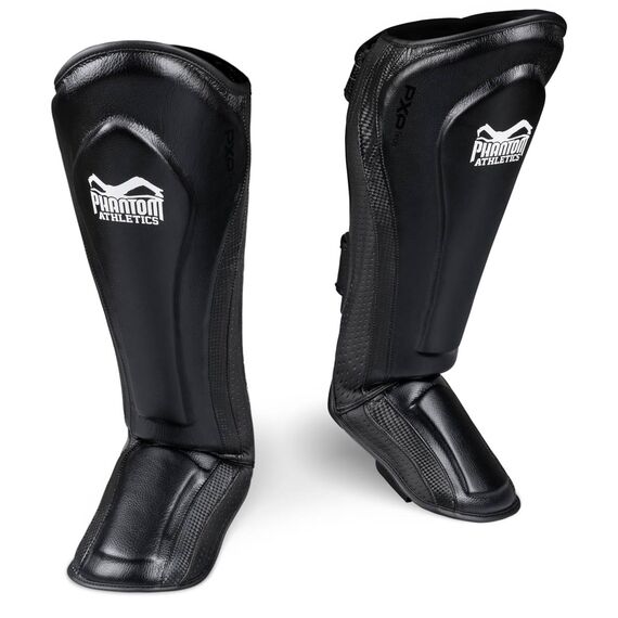 Schienbeinschoner Phantom RIOT Pro – Schwarz – L/XL, Bekleidungsgrösse: M/L, Farbe: Schwarz