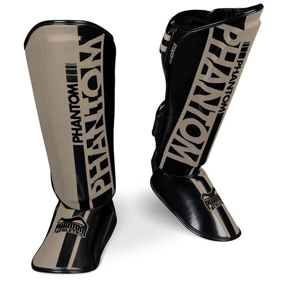Shin Guards Phantom APEX Striking – Beige – L/XL, Size: L/XL, Colour: Beige