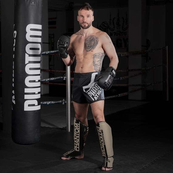 Shin Guards Phantom APEX Striking – Beige – L/XL, Size: L/XL, Colour: Beige, 3 image