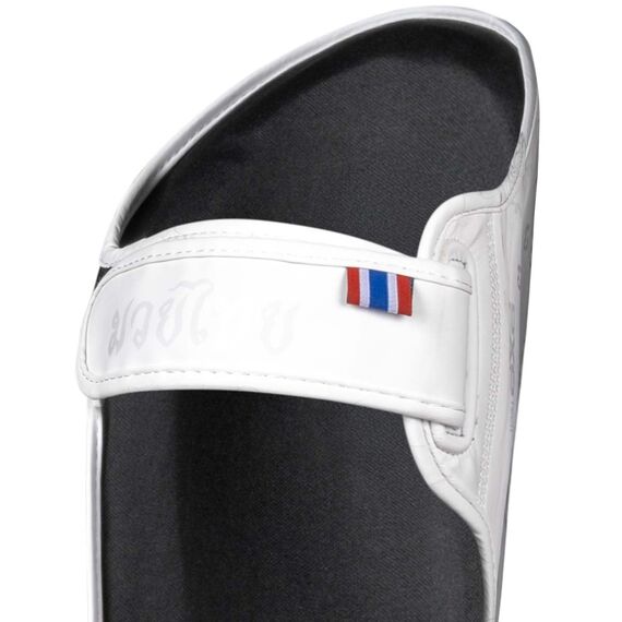 Protège-tibias Phantom Muay Thai – Blanc – L/XL, Taille: L/XL, Couleur: Blanc, 4 image
